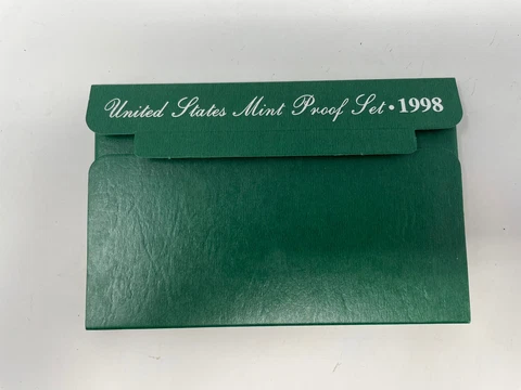 1998 United States Mint Proof Set - 5 Coin Set Cover