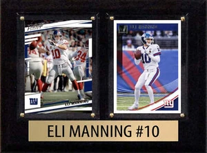 Eli Manning Score Donruss 2023 2024 2 Card 6" x 8" Plaque New York Giants - Picture 1 of 4