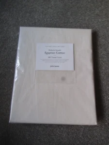 JOHN LEWIS ~ ÄGYPTISCHE BAUMWOLLE 200 Fadenzahl EINZELNES FLACHES LAKEN ~ AUSTER NEU - Bild 1 von 3