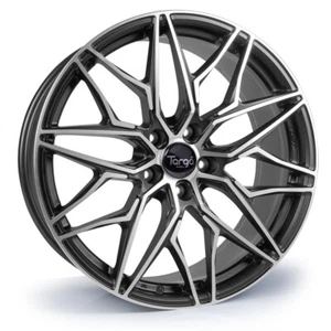 Targa TG6-FF 18x8 ET27 5x112 mattschwarz / bearbeitete Fläche 73,1 mm (bewertet 875 kg) T18 - Bild 1 von 1