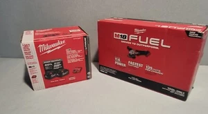 Set Milwaukee 48-59-1862S M18  System Starter Kit  &  Grinder 2880-20 New  - Picture 1 of 7