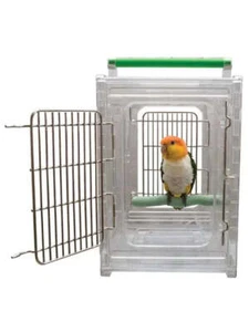 Vogelträger Barsch 'N Go Vogel Reisekäfig, Papagei Reisekäfig mit Barsch - Bild 1 von 1