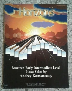 Horizons 14 solos de piano intermedios tempranos Andrey Komanetsky - Imagen 1 de 1