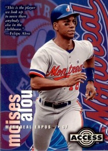 1996 Circa Access #22 Moises Alou Montreal Expos