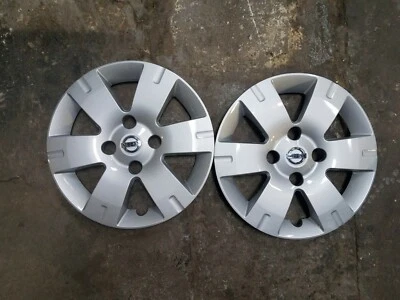 Brand New Pair 2007 08 09 10 11 2012 Sentra 15" Hubcaps Wheel Covers 53073 - Image 1 of 4