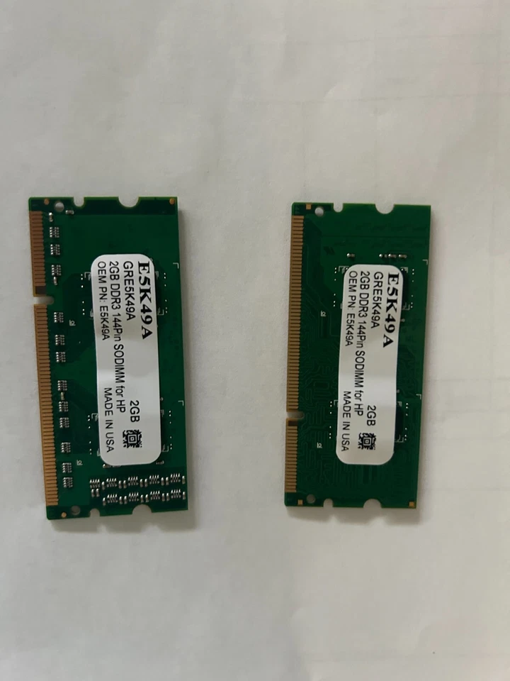 HP E5K49A Color LaserJet Enterprise Printer Memory - 2GB DDR3-1600 144pin SODIMM - Image 1 of 4