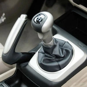 5 Speed Shifter Gear Shift Knob Stick With Boot For Honda Civic 2006-2011 2007 - Picture 1 of 12
