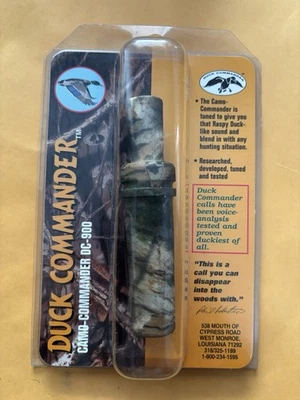 DUCK COMMANDER CAMO COMMANDER DC-900 DUCK CALL Phil  Robertson Duck Dynasty NOS - Image 1 of 2