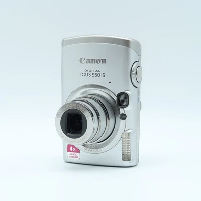Canon Digital IXUS 950 IS 8.0MP Compact Digital Camera Silver Tested Full Kit - Image 1 of 4