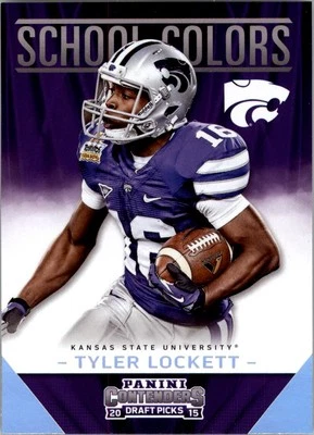 2015 Panini Contenders Draft Picks School Colors #38 Tyler Lockett - FB - Image 1 of 2