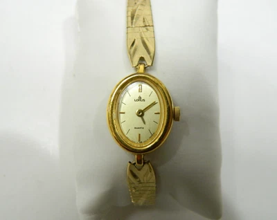 Reloj Mujer Vintage LORUS 14k Chapado en Oro V810-0210 R Foto 1 de 4