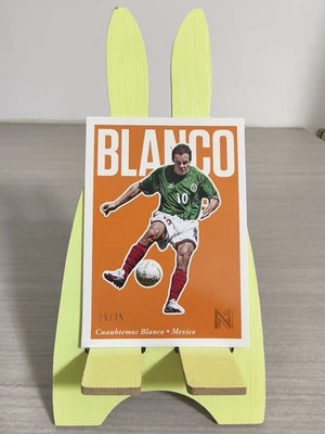 Cuauhtemoc Blanco 2017 Panini Nobility Legend Laranja 25/75 México Valladolid - Imagem 1 de 2
