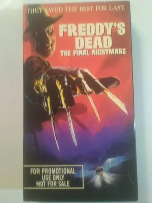 "Freddy's Dead: The Final Nightmare (Screener VHS, Played Once)" - Image 1 of 4