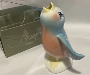 Ceramic Singing Bluebird Pie Bird Vent Midwest Of Cannon Falls Unused 3 3/4” - Picture 1 of 8