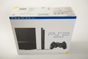 Sony Playstation 2 Slim Neu Open Box (UC1/JSF6) SCPH-70012 Schwarz - Bild 1 von 19