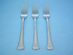 Lenox BUTLER'S PANTRY FROSTED Set of 3 Salad Forks 7 1/8" Stainless 18/8 - Picture 1 of 3