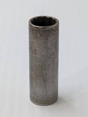 Craftsman USA 13/16" 12 Point 1/2" Drive Deep Socket =V= Series FREE SHIPPING  - Image 1 of 4