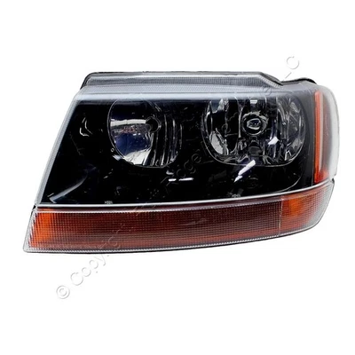 Левосторонняя поцарапанная фара для Jeep Grand Cherokee 1999-04 годов выпуска - Изображение 1 из 4