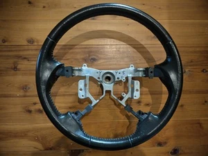 2012-2015 Toyota Hilux N70 leather steering wheel - Genuine - Dark Grey Charcoal - Picture 1 of 10