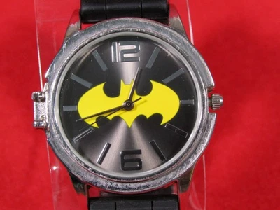 Reloj Pulsera DC Comics Batman Accutime BAT9509WM Negro Goma Esfera Analógica Cuarzo Foto 1 de 4