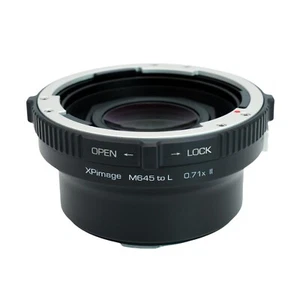 XPimage Focal Reducer Speedbooster Adapter for Mamiya 645 Lens to Leica L Camera - Picture 1 of 6