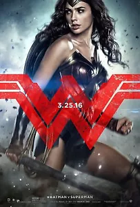Wonder Woman Filmposter Batman v Superman Dawn of Justice 27x40 D/S Gal Gadot - Bild 1 von 1