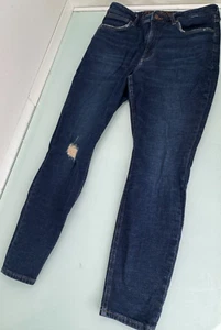 Wrangler Retro High Rise Skinny Women's Jeans 33X30 Hemp Stretch Dark Wash - Picture 1 of 13