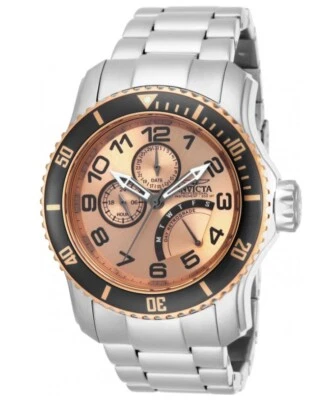 Invicta Pro Diver Mens 49mm Rose Gold Retrograde Date Multi-Function Watch 15338 - image 1 of 4