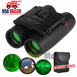 Day/Night 30x60 Military Zoom Powerful Binoculars Optics Hunting Camping+Bag - Picture 1 of 14