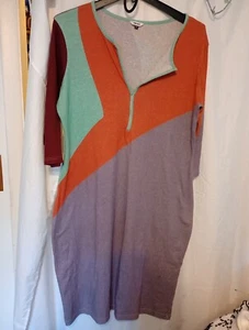 The Kit Gisella Dress Colorblock 2X. - Picture 1 of 9