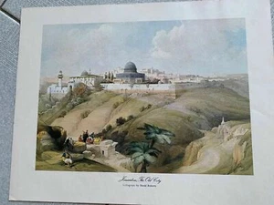 Jerusalem, The Old City Lithograph By David Roberts - Picture 1 of 5