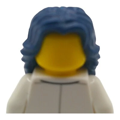 Lego® Perücke "Haare dunkelblau" für Minifiguren Frau Frisur Mädchen Kopf Hair - Bild 1 von 4