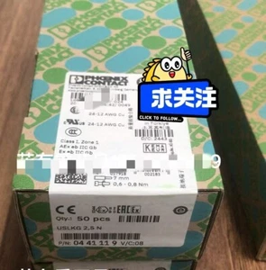 50PCS Phoenix Contact 0441119 grounding terminal USLKG 2,5 N - Picture 1 of 2