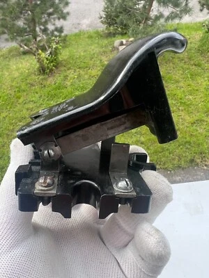 Interruptor de cuchillo de fábrica eléctrico industrial de baquelita 1963 vintage URSS 25A 380V Foto 1 de 4