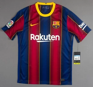 FC BARCELONA 2020/2021 JERSEY HOME M MEDIUM ORIGINAL SHIRT BNWT NEW CD4232-456 - Picture 1 of 12