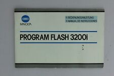 Instrukcja obsługi Minolta Program Flash 3200i (12042335)