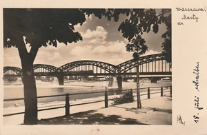 Alte Ansichtskarte 4413 - Feldpostkarte - Warschau (Warszawa) - Brücken - Bild 1 von 2