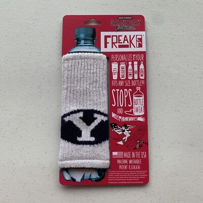 Nuevo BYU Cougars Freaker Botella Lata Aislante Tejido Koozie Bebida Foto 1 de 2