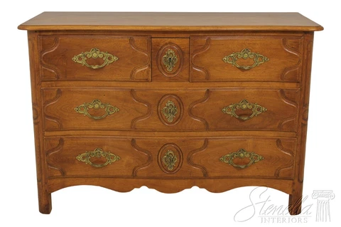 58282EC: DON ROUSSEAU Bench Made French Walnut Commode Chest Cover
