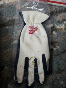 Guante de bateo vintage de los años 70 Lays Voffles papas fritas Cleveland Indians  - Imagen 1 de 2