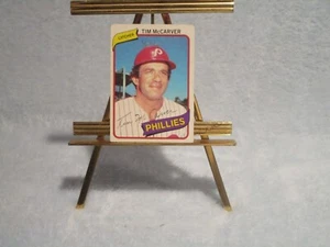 Tim McCarver, Catcher, Philadelphia Phillies, 1980 Baseball Topps #178 - Picture 1 of 2