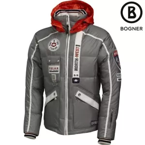 BOGNER GOAN THYLMANN WINTER REAL FUR DOWN SKI ALPINE JACKET L. - Picture 1 of 13