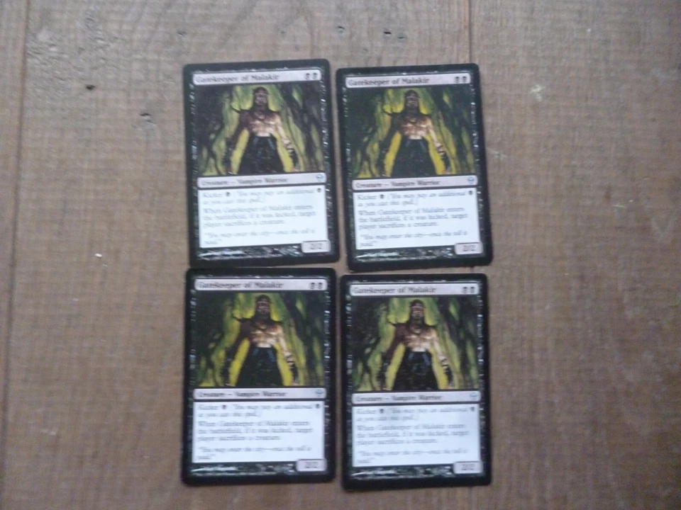 MTG 4 x Gatekeeper of Malikir uncommon Zendikar Magic The Gathering card playset - Image 1 of 1
