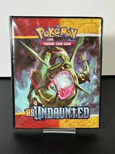 Ultra-Pro 4-Pocket Pokemon Card Binder/Portfolio HS Undaunted Rayquaza/Skarmory - Picture 1 of 5