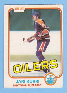 1981-82 O-PEE-CHEE "JARI KURRI ROOKIE CARD" #107 - HALL OF FAMER!!