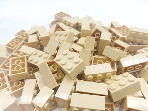 LEGO BRICKS 50 x TAN 2x3 Pin From Brand New Sets Sent In a Sealed Bag - Picture 1 of 4