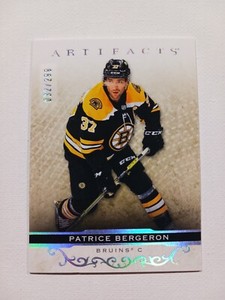 2021-22 Upper Deck Artifacts Silver/299 Patrice Bergeron Boston Bruins #40🏒🏒🏒
