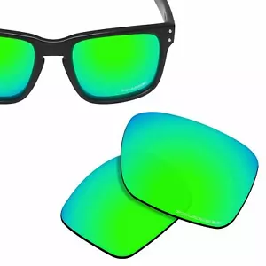 HPO Lenti di Ricambio Anti-Acqua Salata per-OAKLEY Holbrook-Verde Polarizzato - Foto 1 di 6