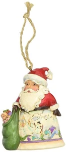 Jim Shore*WINTER SCENE SATCHEL SANTA CLAUS ORNAMENT*New*NIB*Christmas*4053721 - Picture 1 of 1