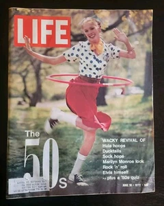 Vintage Life Magazine The 50's on Cover June 16, 1972 - Imagen 1 de 8